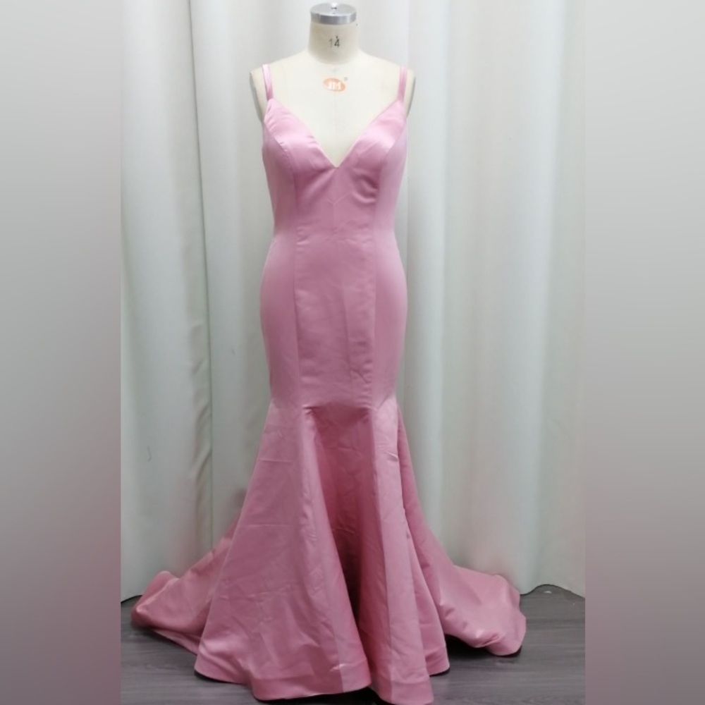 Elegant Pink Evening Gown